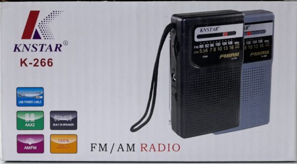 Radio A Pilas K-266 Vertical