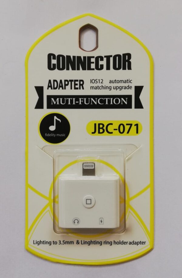 Adaptador De Audio Y Carga Para Iphone